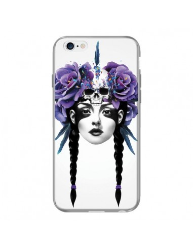Coque Fille Fleurs Warrior pour iPhone 6 - Ruben Ireland
