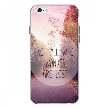 Coque Not all who wander are lost pour iPhone 6 - Sylvia Cook Coque Not all who wander are lost pour iPhone 6 - Sylvia Cook