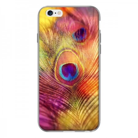 Coque Plume de Paon Multicolore pour iPhone 6 - Sylvia Cook Coque Plume de Paon Multicolore pour iPhone 6 - Sylvia Cook