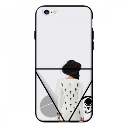 Coque Confusion Femme Oeil Triangle pour iPhone 6 - Sara Eshak Coque Confusion Femme Oeil Triangle pour iPhone 6 - Sara Eshak