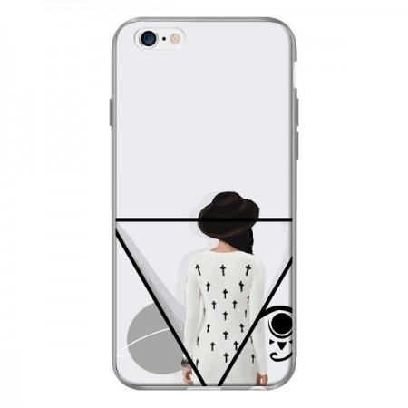 Coque Confusion Femme Oeil Triangle pour iPhone 6 - Sara Eshak Coque Confusion Femme Oeil Triangle pour iPhone 6 - Sara Eshak