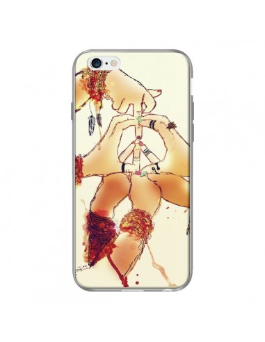 Coque Peace and Love pour iPhone 6 - Sara Eshak