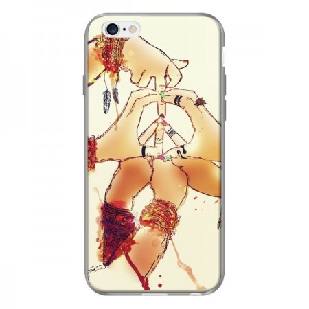 Coque Peace and Love pour iPhone 6 - Sara Eshak Coque Peace and Love pour iPhone 6 - Sara Eshak