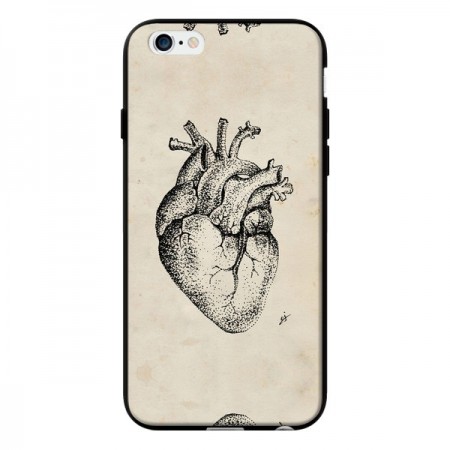 Coque Coeur Vintage pour iPhone 6 - Tipsy Eyes