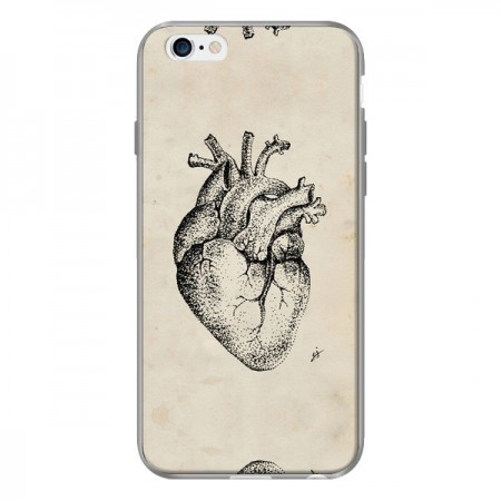 Coque Coeur Vintage pour iPhone 6 - Tipsy Eyes