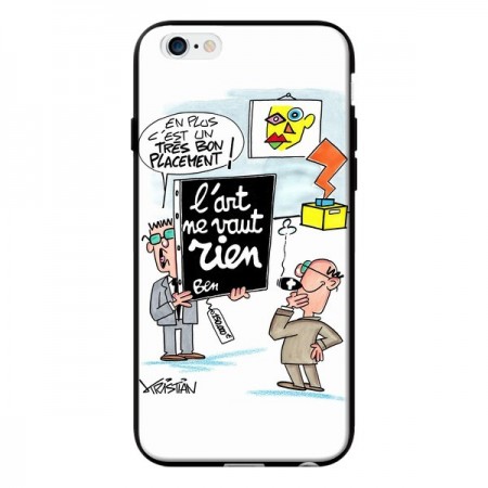 Coque L'art ne vaut rien pour iPhone 6 - Kristian Coque L'art ne vaut rien pour iPhone 6 - Kristian
