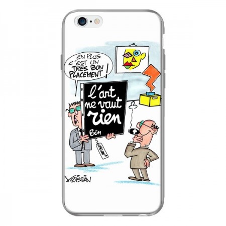 Coque L'art ne vaut rien pour iPhone 6 - Kristian Coque L'art ne vaut rien pour iPhone 6 - Kristian
