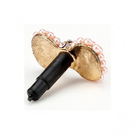 Plugy Noeud Papillon Perles Diamant pour prise jack Plugy Noeud Papillon Perles Diamant pour prise jack