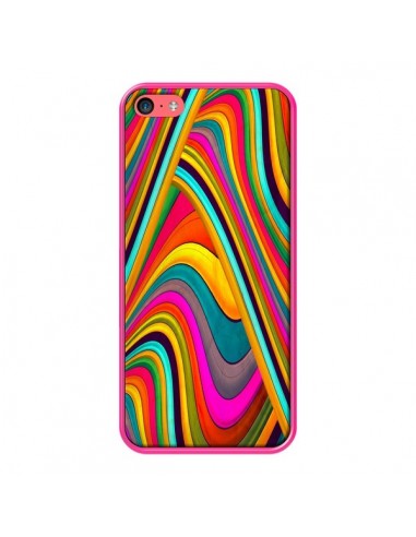 Coque Acid Vagues pour iPhone 5C - Danny Ivan