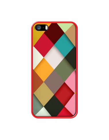 Coque Colorful Mosaique pour iPhone 5 et 5S - Danny Ivan
