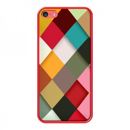 Coque Colorful Mosaique pour iPhone 5C - Danny Ivan Coque Colorful Mosaique pour iPhone 5C - Danny Ivan