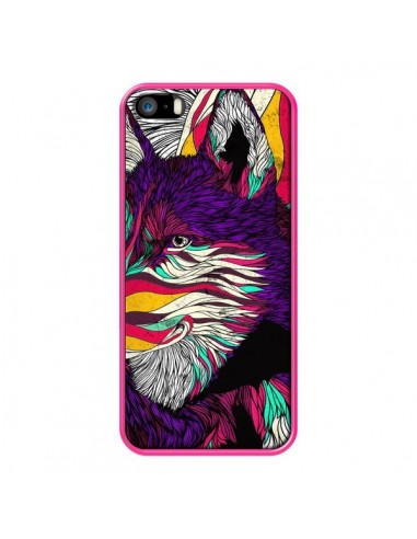 Coque Color Husky Chien Loup pour iPhone 5 et 5S - Danny Ivan