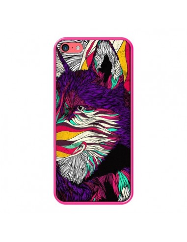 Coque Color Husky Chien Loup pour iPhone 5C - Danny Ivan