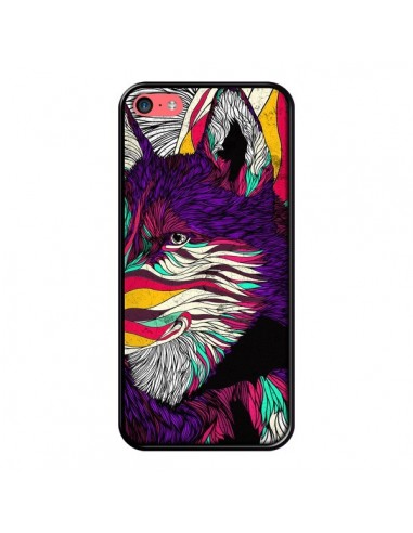 Coque Color Husky Chien Loup pour iPhone 5C - Danny Ivan
