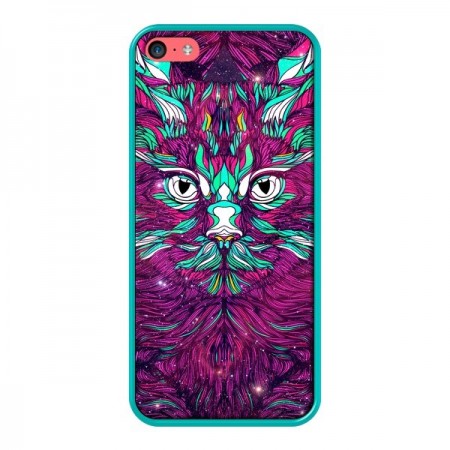 Coque Space Cat Chat espace pour iPhone 5C - Danny Ivan Coque Space Cat Chat espace pour iPhone 5C - Danny Ivan