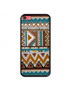 Coque Azteque Vert Marron pour iPhone 5C - Kris Tate 2