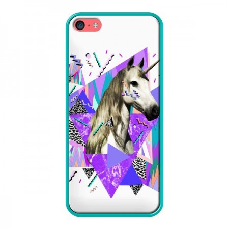 Coque Licorne Unicorn Azteque pour iPhone 5C - Kris Tate Coque Licorne Unicorn Azteque pour iPhone 5C - Kris Tate