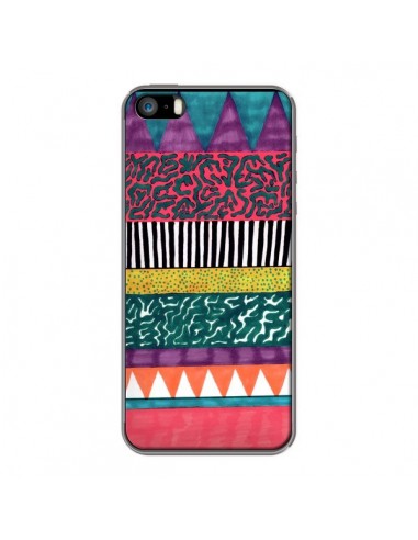 Coque Azteque Dessin pour iPhone 5 et 5S - Kris Tate