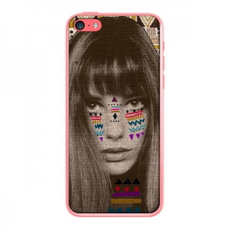 Coque Jane Azteque pour iPhone 5C - Kris Tate Coque Jane Azteque pour iPhone 5C - Kris Tate