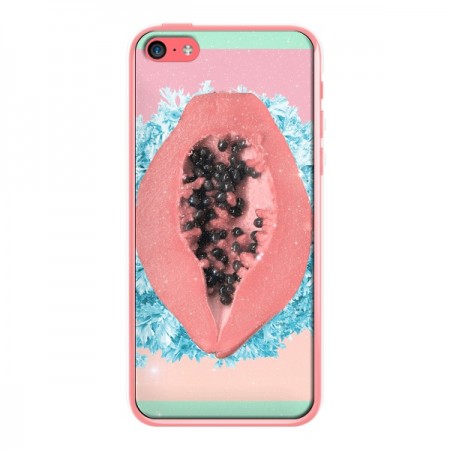 Coque Papaya Rocks Fruit pour iPhone 5C - Danny Ivan
