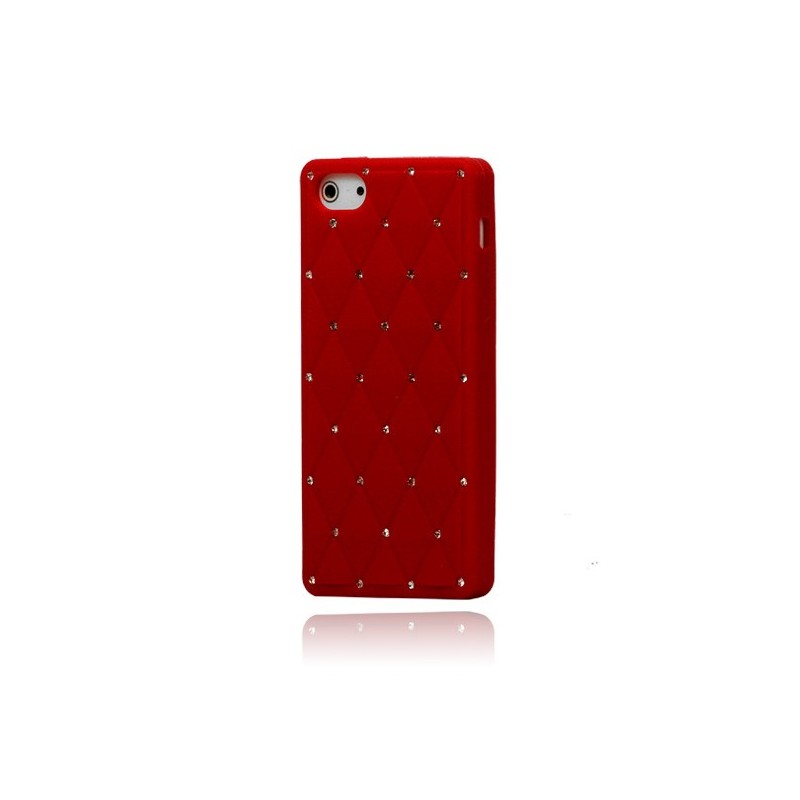 Coque Matelassée Strass pour iPhone 5