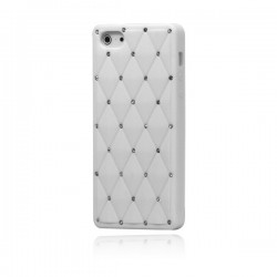 Coque Matelassée Strass pour iPhone 5