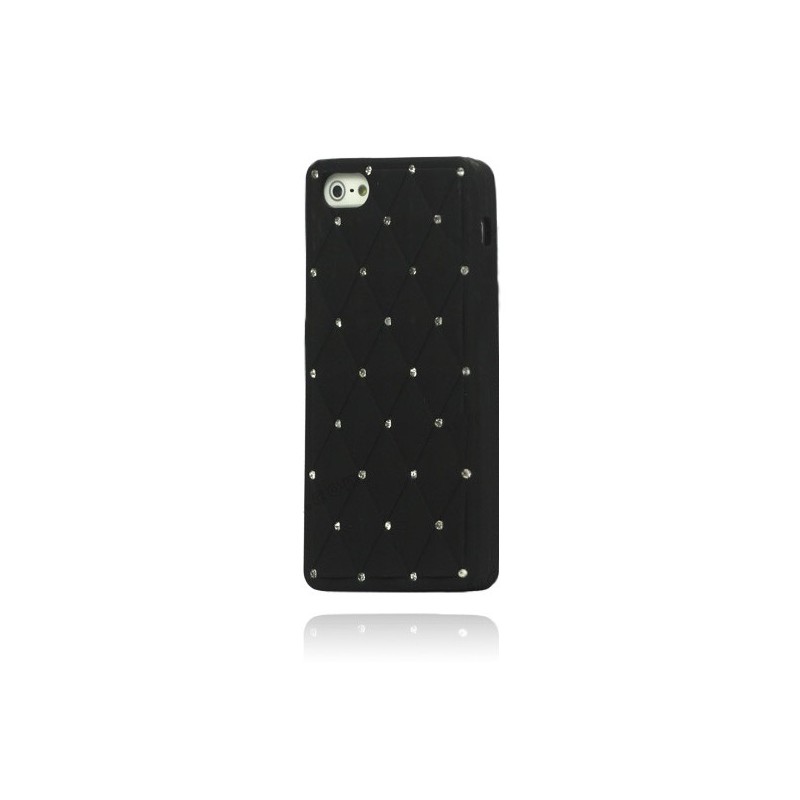 Coque Matelassée Strass pour iPhone 5