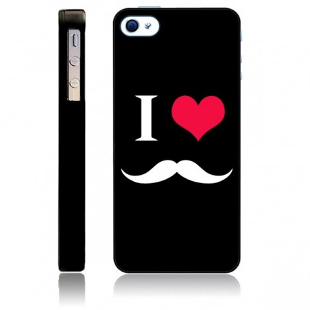 Coque I Love Moustache pour iPhone 5