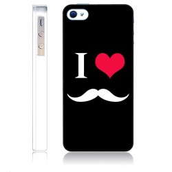 Coque I Love Moustache pour iPhone 5 2