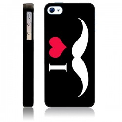 Coque I Love Moustache pour iPhone 5