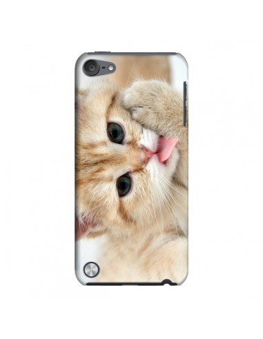 Coque Chat Cat Tongue pour iPod Touch 5 - Laetitia