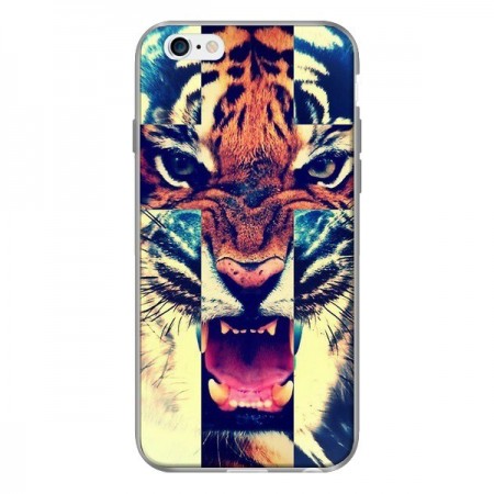 Coque Tigre Swag Croix Roar Tiger pour iPhone 6 - Laetitia Coque Tigre Swag Croix Roar Tiger pour iPhone 6 - Laetitia