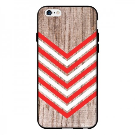 Coque Tribal Aztèque Bois Wood Flèche Rouge Blanc pour iPhone 6 - Laetitia Coque Tribal Aztèque Bois Wood Flèche Rouge Blanc pour iPhone 6 - Laetitia