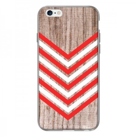Coque Tribal Aztèque Bois Wood Flèche Rouge Blanc pour iPhone 6 - Laetitia Coque Tribal Aztèque Bois Wood Flèche Rouge Blanc pour iPhone 6 - Laetitia