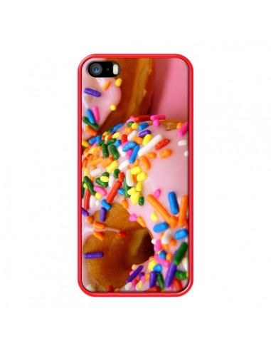 Coque Donuts Rose Candy Bonbon pour iPhone 5 et 5S - Laetitia