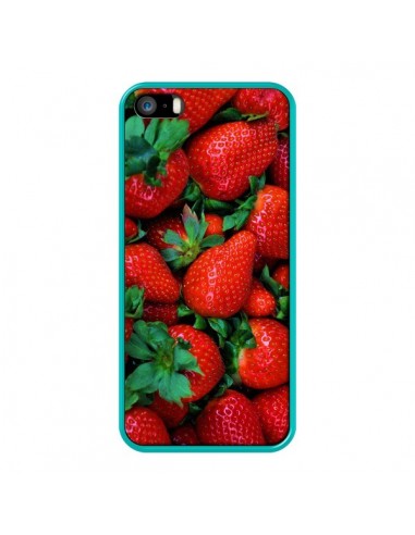 Coque Fraise Strawberry Fruit pour iPhone 5 et 5S - Laetitia