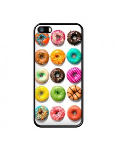 Coque Donuts Multicolore Chocolat Vanille pour iPhone 5 et 5S - Laetitia