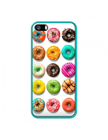Coque Donuts Multicolore Chocolat Vanille pour iPhone 5 et 5S - Laetitia