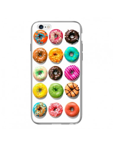 Coque Donuts Multicolore Chocolat Vanille pour iPhone 6 - Laetitia