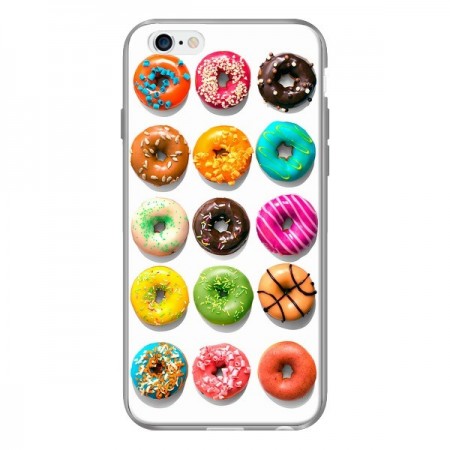 Coque Donuts Multicolore Chocolat Vanille pour iPhone 6 - Laetitia Coque Donuts Multicolore Chocolat Vanille pour iPhone 6 - Laetitia
