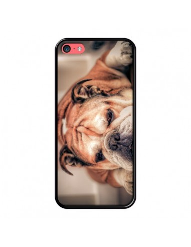 Coque Chien Bulldog Dog pour iPhone 5C - Laetitia