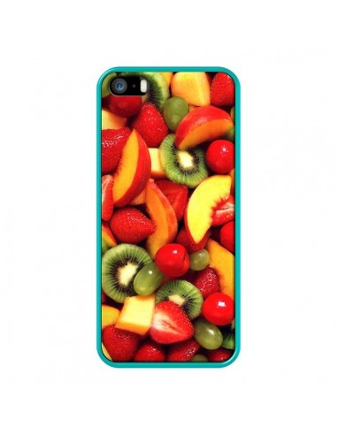 Coque Fruit Kiwi Fraise pour iPhone 5 et 5S - Laetitia