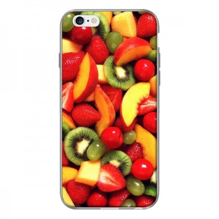 Coque Fruit Kiwi Fraise pour iPhone 6 - Laetitia Coque Fruit Kiwi Fraise pour iPhone 6 - Laetitia