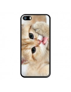 Coque Chat Cat Tongue pour iPhone 5 et 5S - Laetitia