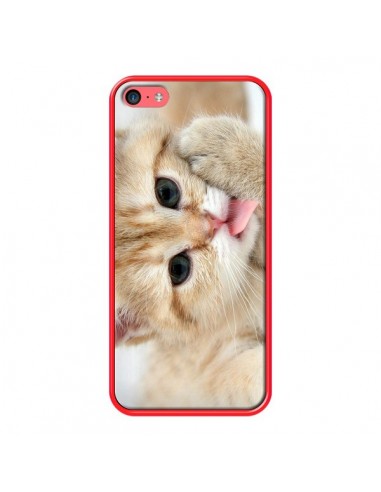 Coque Chat Cat Tongue pour iPhone 5C - Laetitia