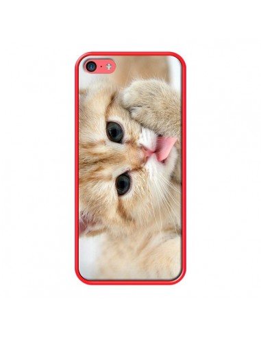 Coque Chat Cat Tongue pour iPhone 5C - Laetitia