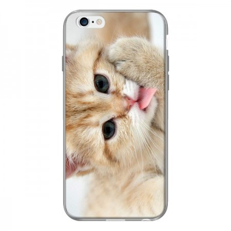 Coque Chat Cat Tongue pour iPhone 6 - Laetitia Coque Chat Cat Tongue pour iPhone 6 - Laetitia