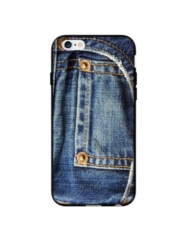 Coque Jean Bleu Vintage pour iPhone 6 - Laetitia