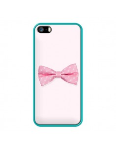 Coque Nud Papillon Rose Girly Bow Tie pour iPhone 5 et 5S - Laetitia 2