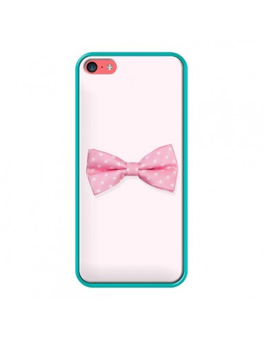 Coque Nud Papillon Rose Girly Bow Tie pour iPhone 5C - Laetitia